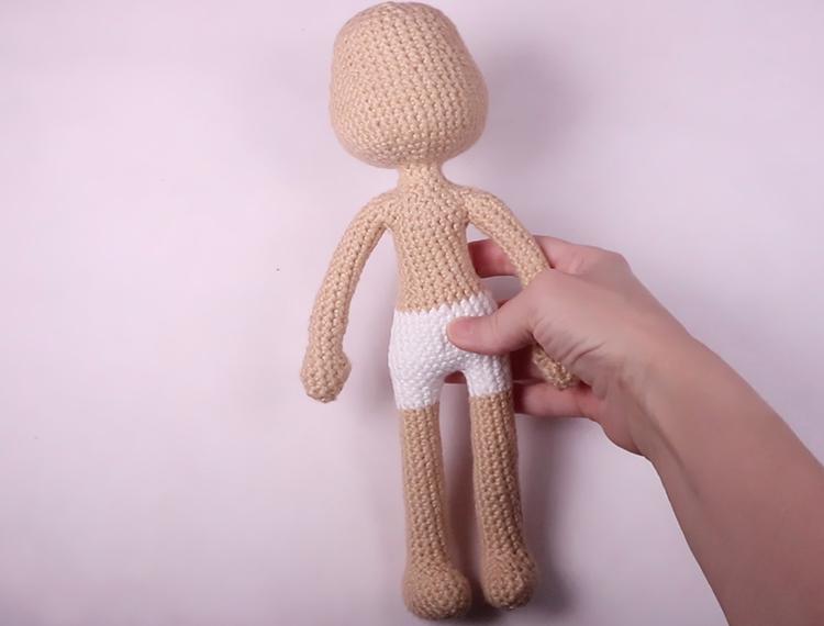 How to Crochet Doll Arms 