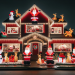 Winter Wonderland House at Night – FREE Image Download