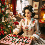 Ai Generated Image – Woman with a Bird Christmas Advent Calendar