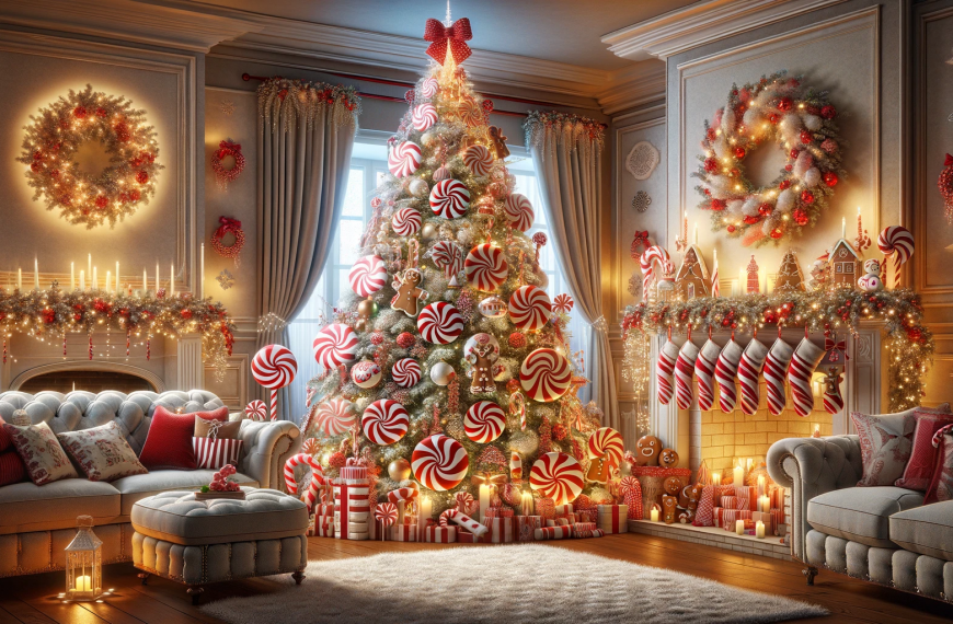 Candy Cane Christmas Tree