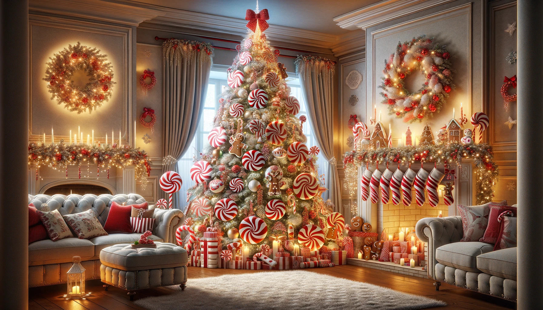 Candy Cane Christmas Tree