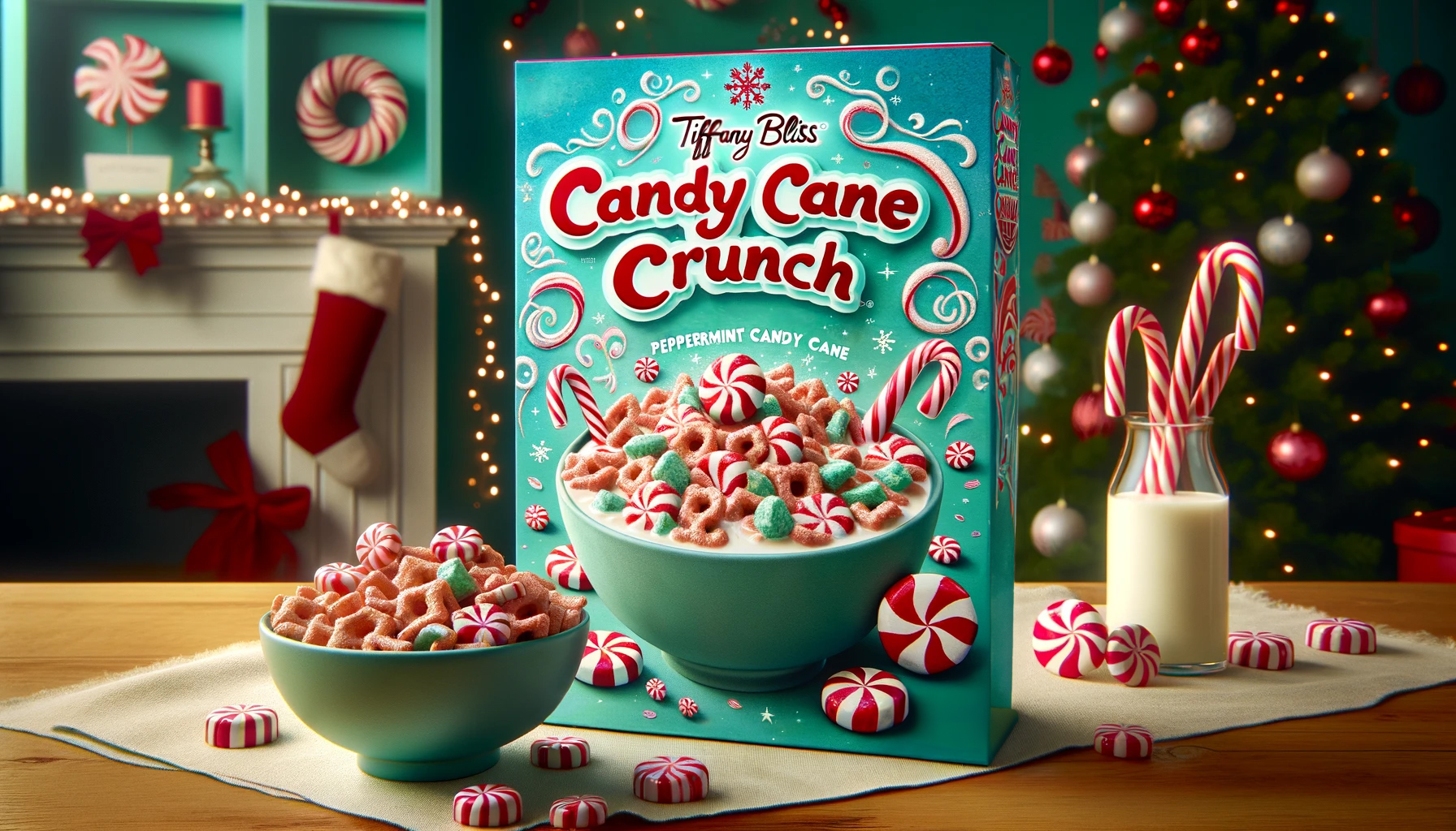 Candy Cane Crunch Cereal