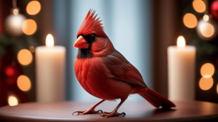 Cardinal ornament