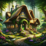 Charming Fairytale Cottage – Ai Generated Image – Royalty FREE Download