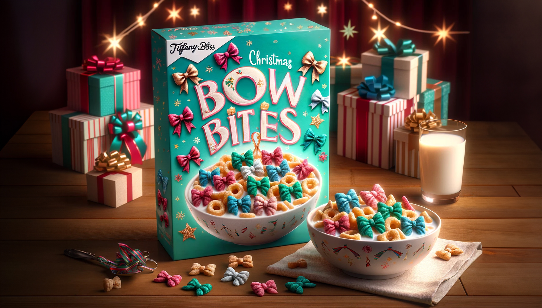 Christmas Bow Bites Cereal