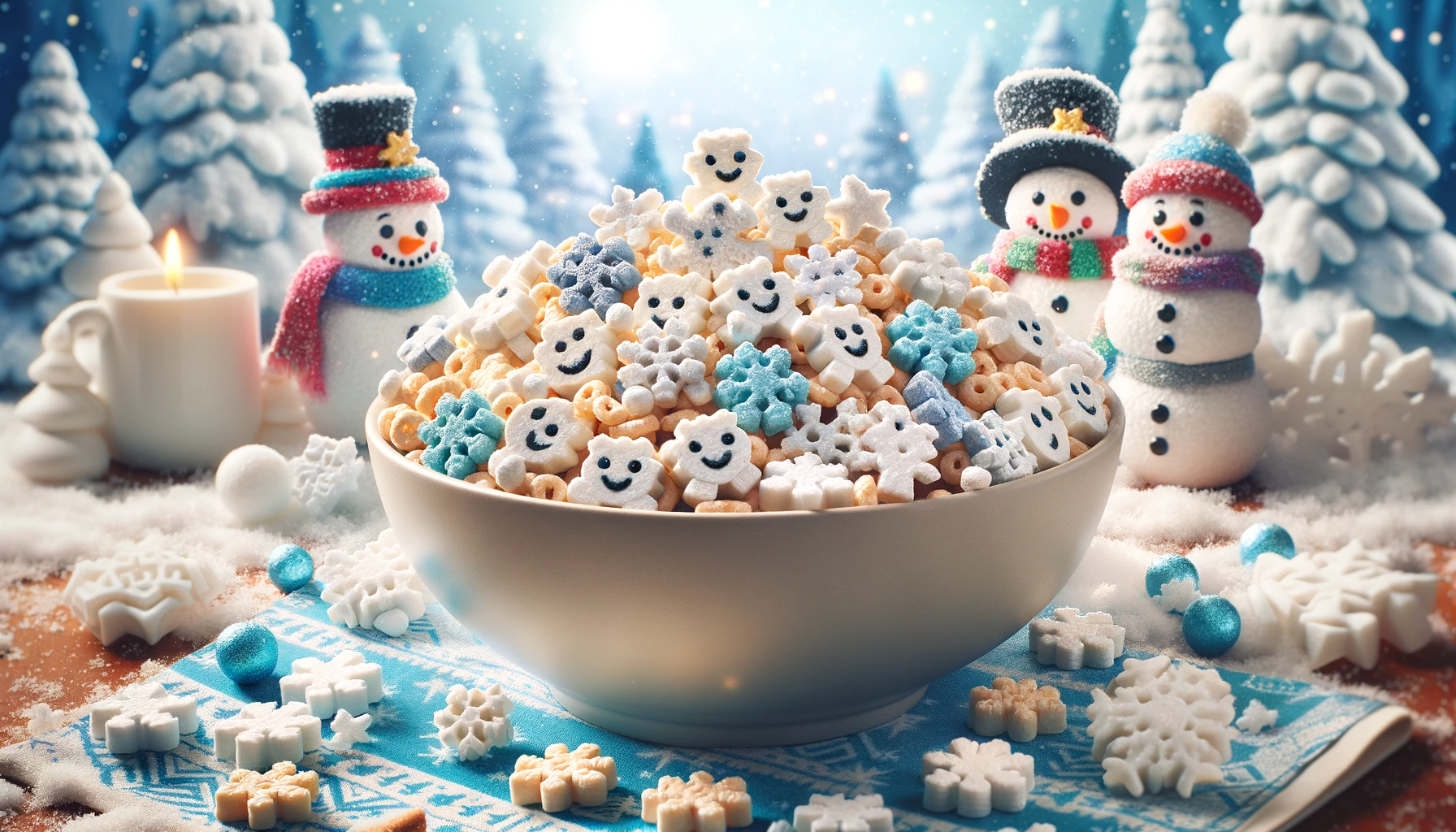 Christmas Snowman Cereal Bowl