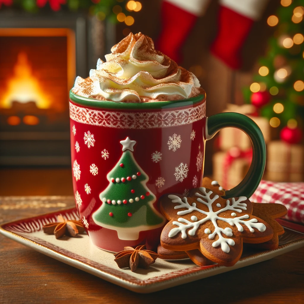 Christmas Tree Mug Hot Chocolate