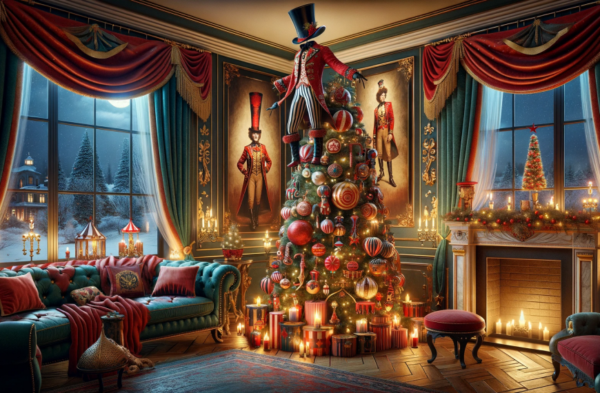 Circus Ringleader Christmas Tree