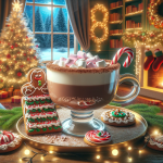 Beautiful Christmas Gingerbread House – Ai Generated Image – FREE Download