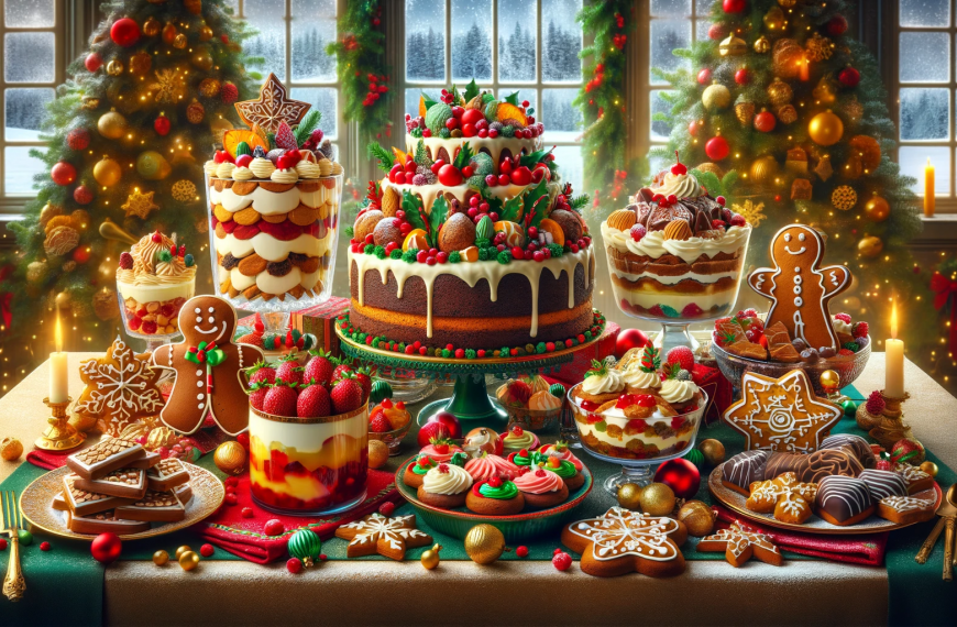 Color Christmas Desserts