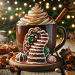 Hot Chocolate Pudding With Cookies – Ai Generated Image – FREE Download