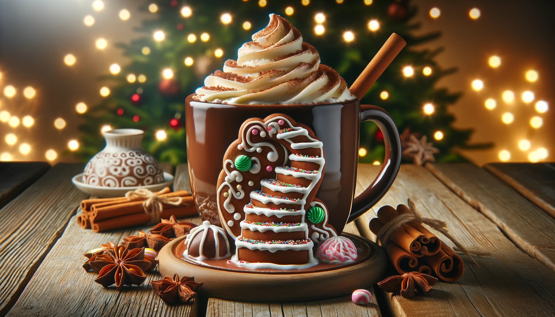 Cookie Stairs Hot Cocoa Cinnamon