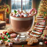 Santa Christmas Cookies White Glove Milk – Ai Generated Image – FREE Download