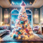 Snowman Christmas Tree – Ai Generated Image – FREE Download