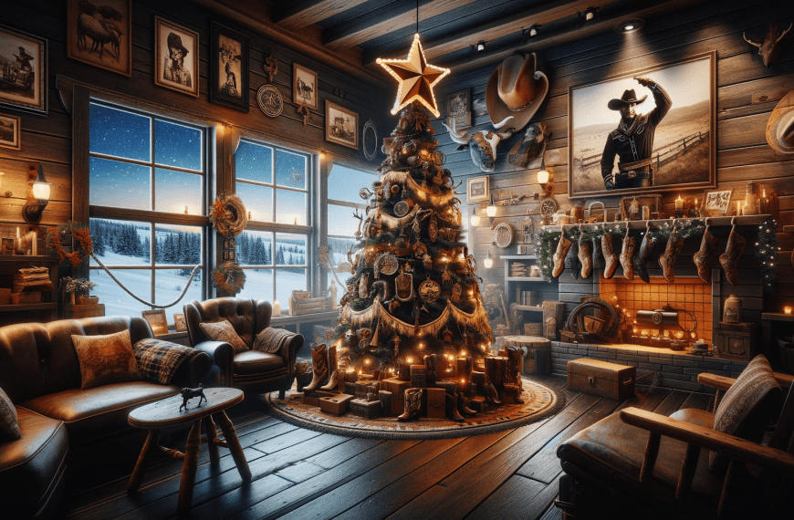 Cowboy Christmas Tree