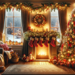 Christmas Night Shops Shopping Decorations – FREE Image Download