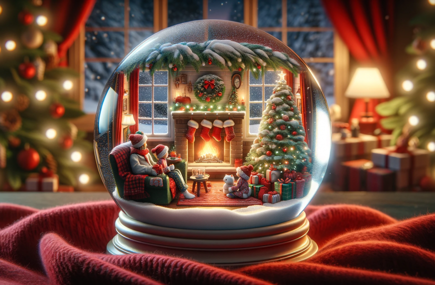 Cozy Christmas Snow Globe