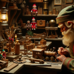 Santas workshop through the years – FREE Image Download