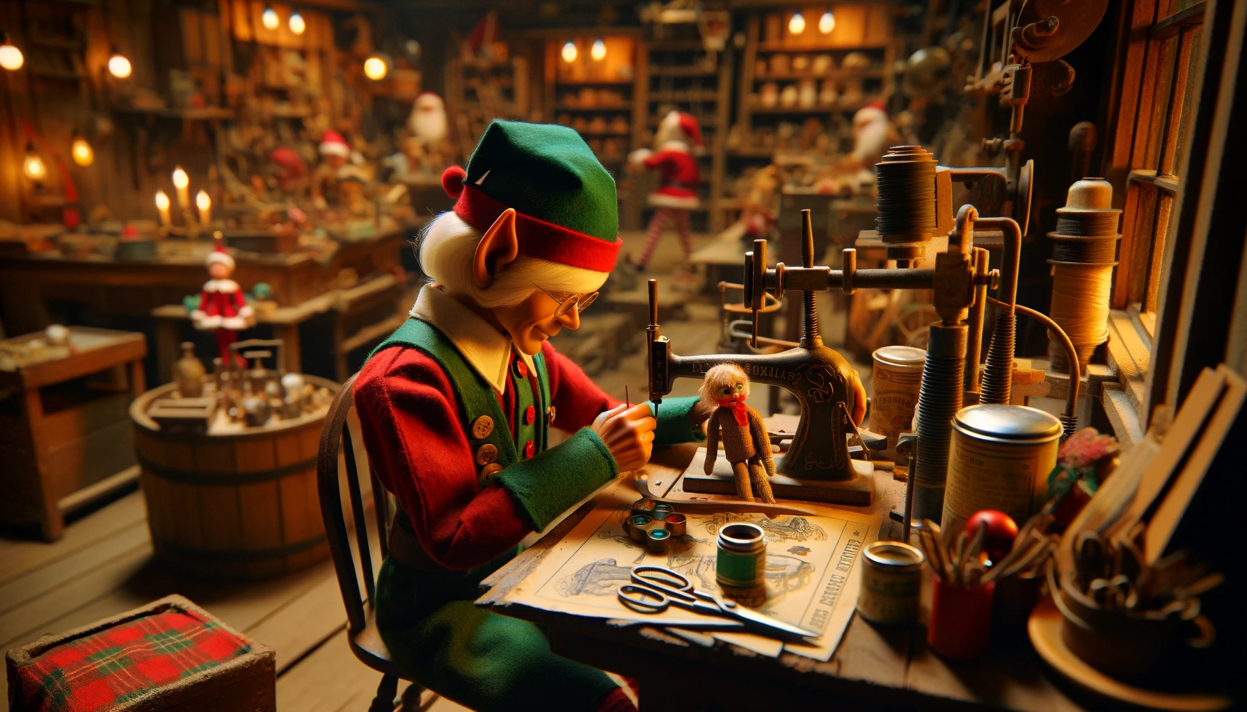 Elf Santas Workshop 1920