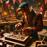 Santas workshop through the years – FREE Image Download