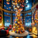 Nashville Music Christmas Tree – Ai Generated Image – FREE Download