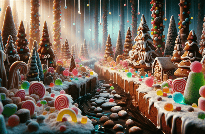 Gingerbread House River