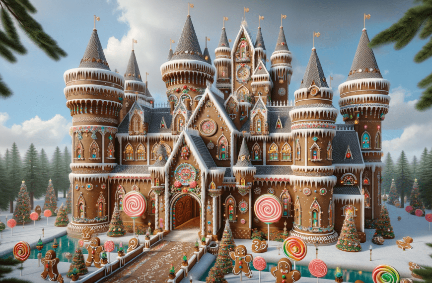 Gingerbread House Storybook Castle