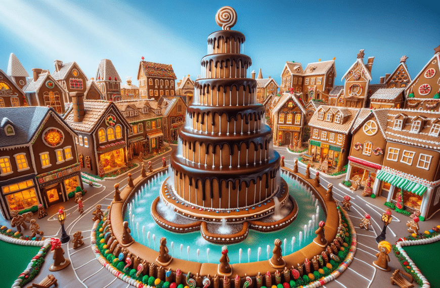 Gingerbread House Town Square