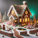 Gingerbread Forest and Chocolate Waterfall – Ai Generated