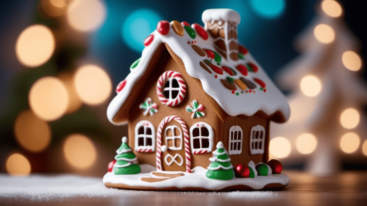 Gingerbread house ornament