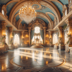 Gnome Castle Banquet Hall – Ai Generated Image – Royalty FREE Download