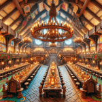 Gnome Castle Ball Room – Ai Generated Image – Royalty FREE Download