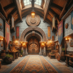 Gnome Castle Foyer – Ai Generated Image – Royalty FREE Download