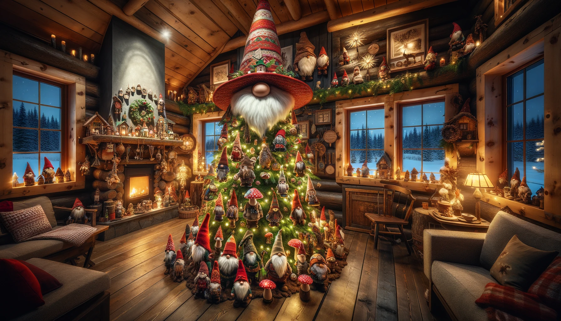 Gnome Christmas Tree