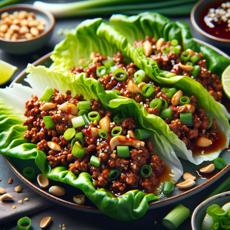 Homemade Asian Lettuce Wraps