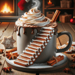 Cookie Stairway Hot Chocolate Marshmallows – Ai Generated Image – FREE Download