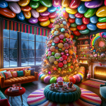 Clown Shoes Christmas Tree – Ai Generated Image – FREE Download