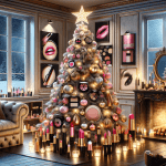 Pink Poodle Christmas Tree – Ai Generated Image – FREE Download