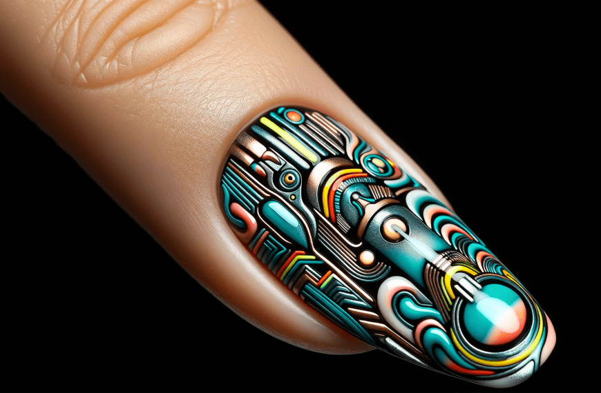 Modern Design Avant Gard Nail Art