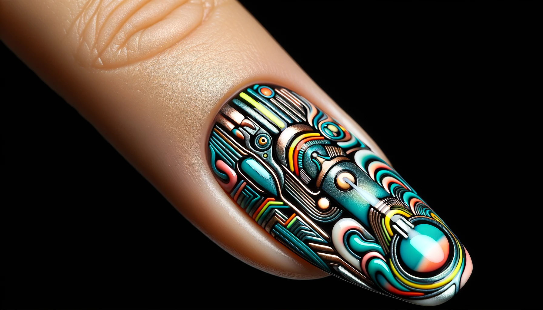 Modern Design Avant Gard Nail Art