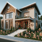 The Suburban Gingerbread House – Free Image Download