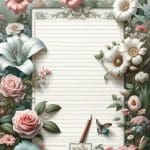 Vintage Kitchen Notepad Stationery – Ai Generated Image – FREE Download