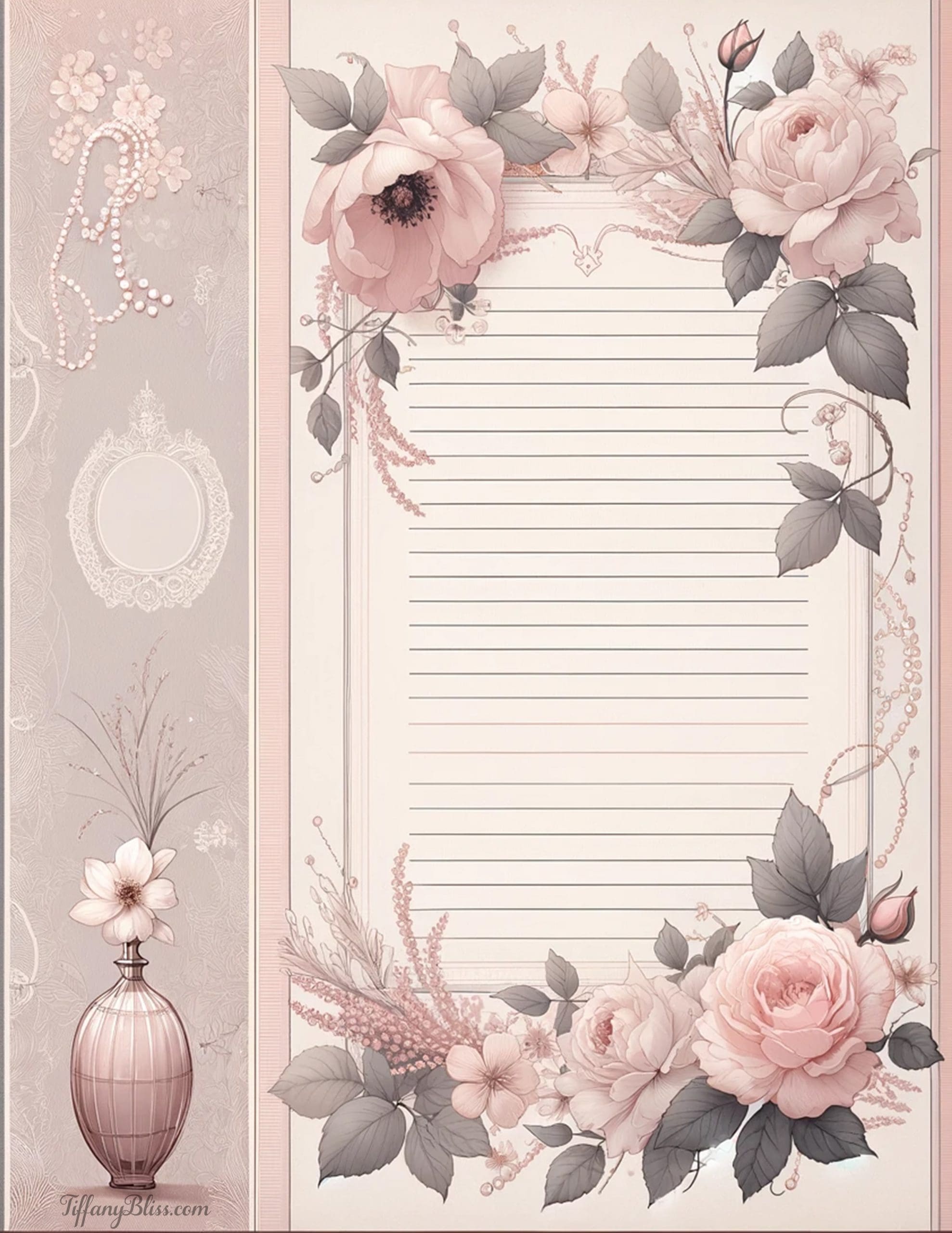 Pastel floral stationery 2 scaled