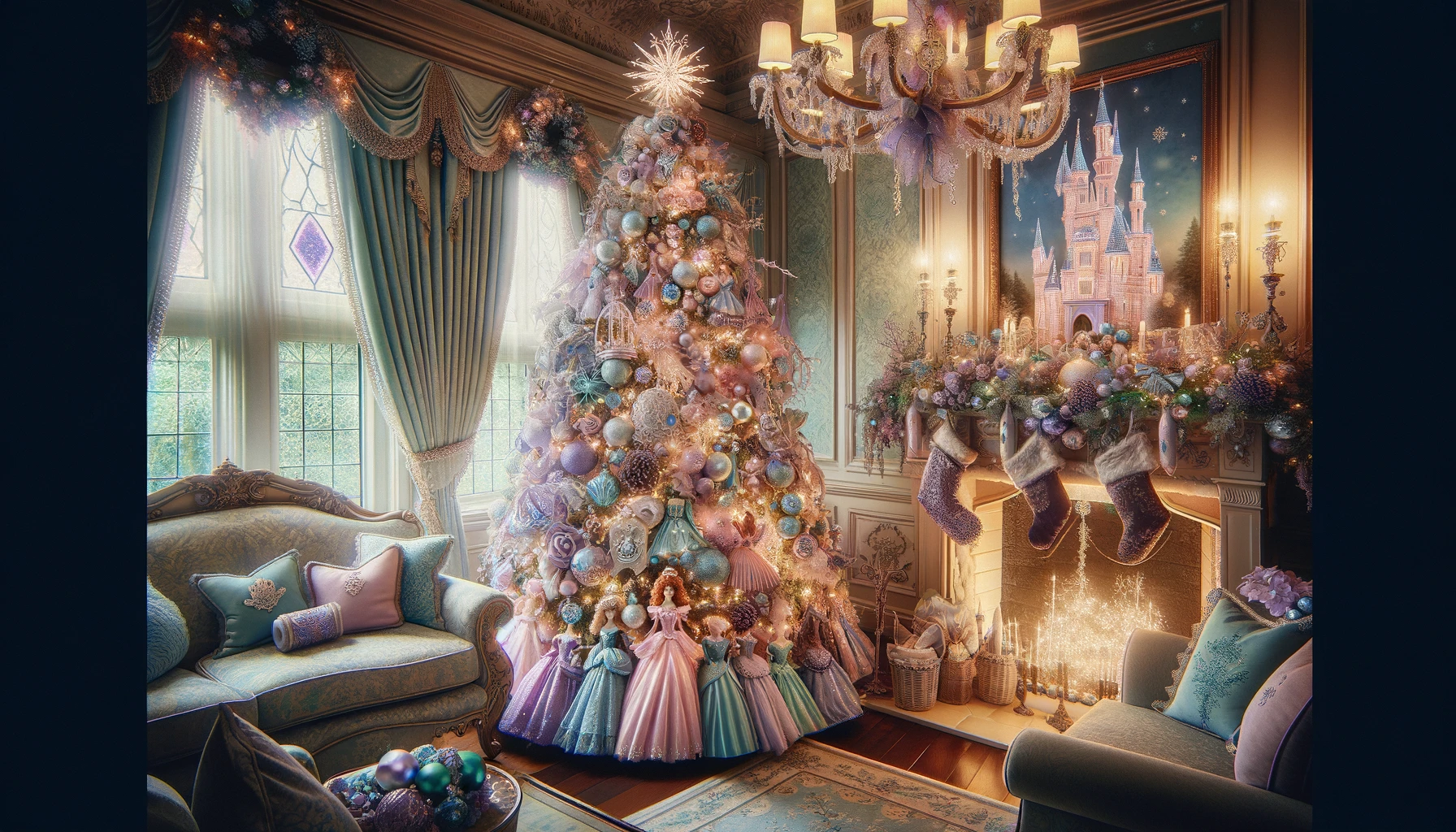 Princess Themed Christmas Tree