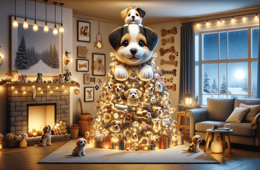 Puppy Christmas Tree