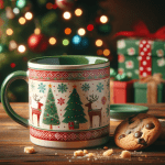 Christmas Hot Cocoa Marshmallows Candy Cane – Ai Generated Image – FREE Download