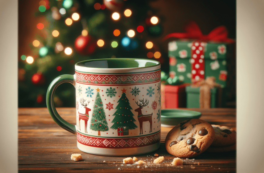 Reindeer Christmas Mug