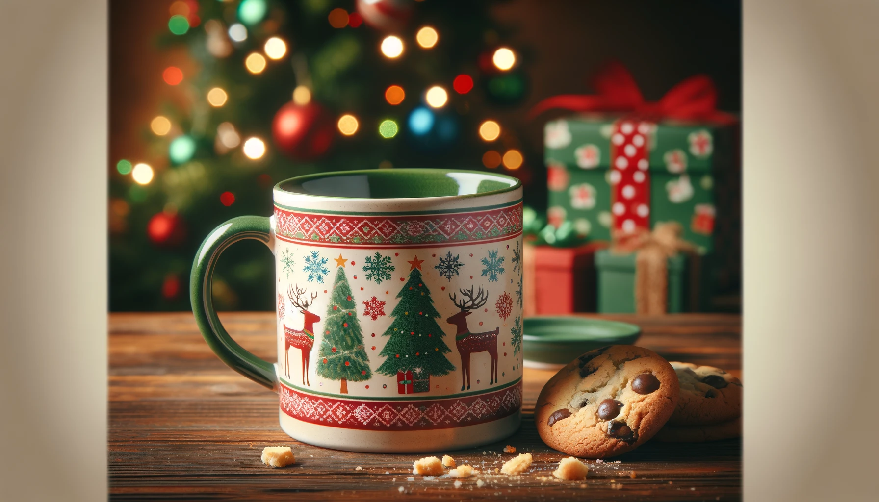 Reindeer Christmas Mug