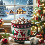 Santa Christmas Cookies Black Glove – Ai Generated Image – FREE Download