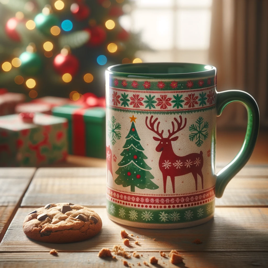 Reindeer Mug with Cookie